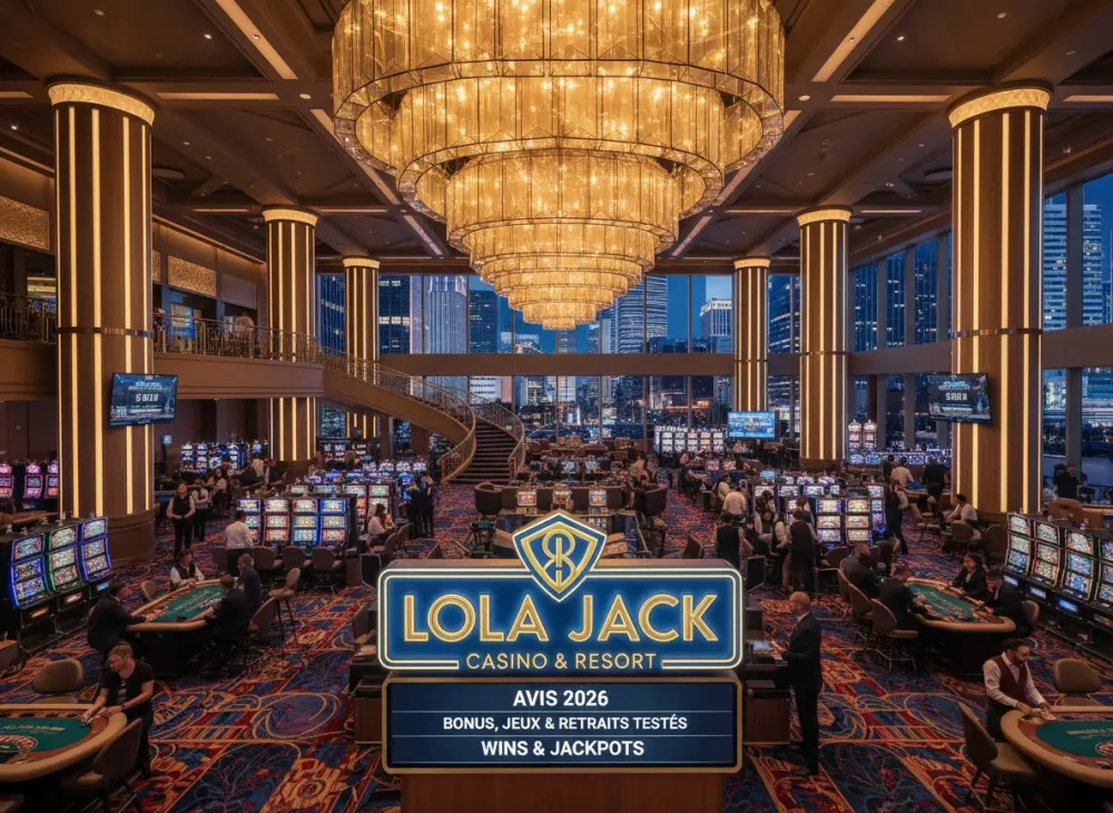 Lolajack avis 2026 : bonus, jeux et retraits testés
